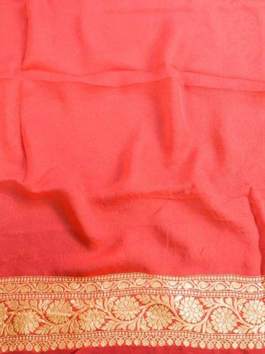 PURE HANDLOOM KHADDI GEORGUTTE SAREE