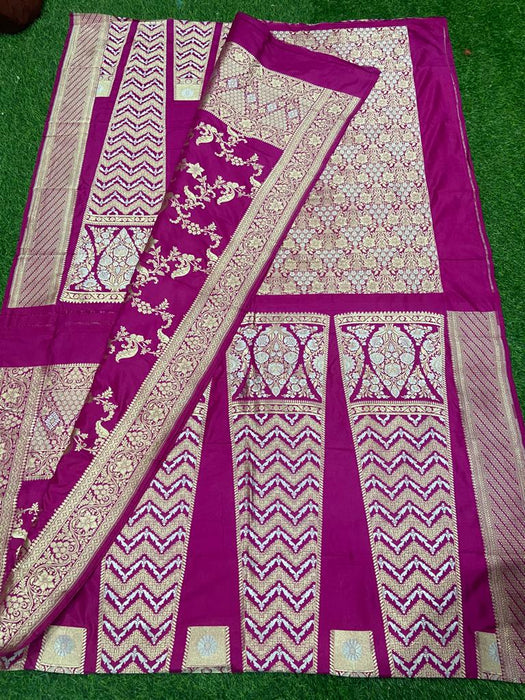 PURE BANARASI HANDLOOM BATTAR KATAN LHENGA