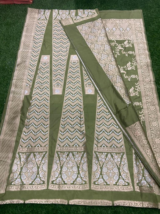 PURE HANDLOOM BANARASI BATTAR KATAN LHENGA