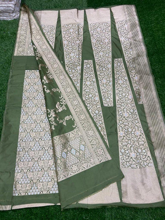 PURE HANDLOOM BANARASI BATTAR KATAN LHENGA