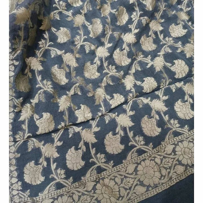 PURE BANARASI KHADDI GEORGUTTE DUPATTA