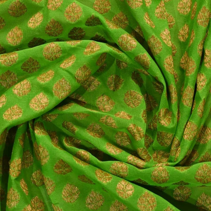 PURE BANARASI KHADDI GEORGUTTE SAREE