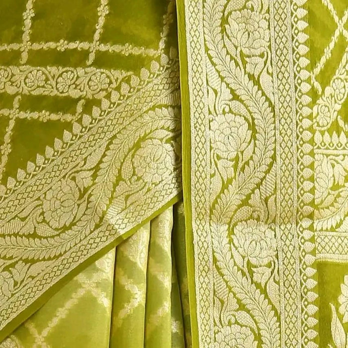 PURE KHADDI CHIFFON SAREE