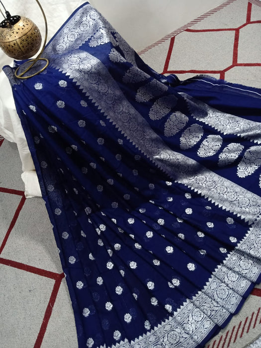 SEMI GEORGUTTE BANARASI SAREE