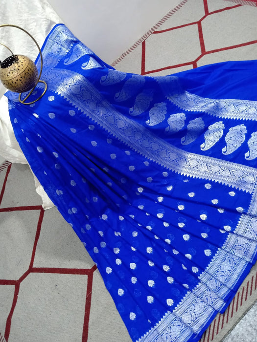 SEMI GEORGUTTE BANARASI SAREE