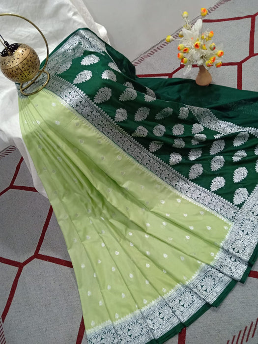 SEMI GEORGUTTE BANARASI SAREE