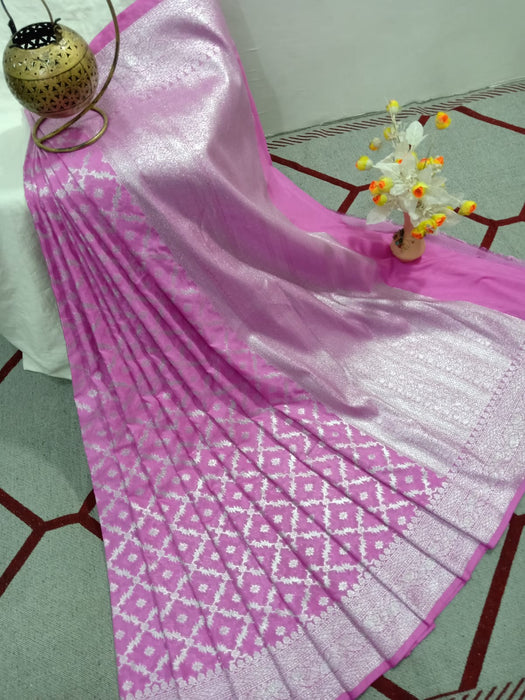 SEMI GEORGUTTE BANARASI SAREE