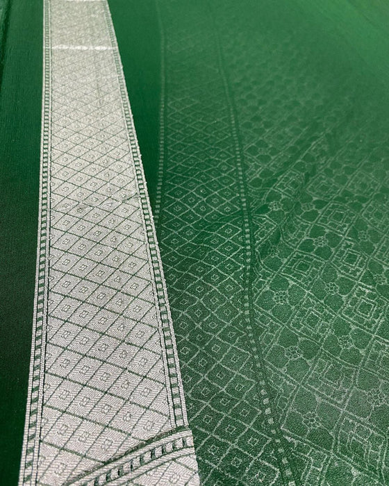 PURE BANARASI HANDLOOM KHADDI GEORGUTTE SAREE