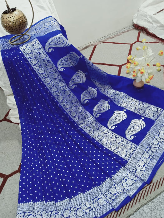 SEMI GEORGUTTE SAREE