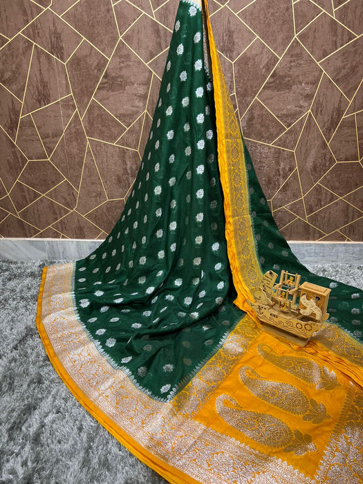 SEMI GEORGUTTE SAREE