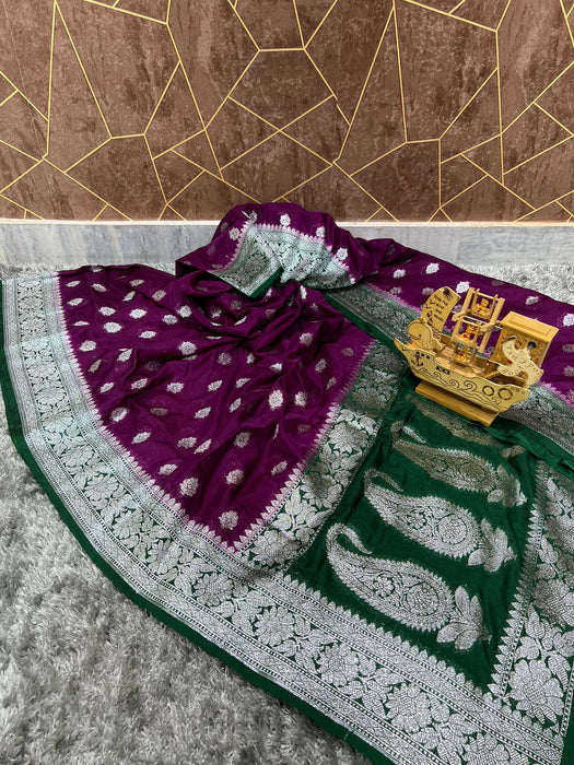 SEMI GEORGUTTE SAREE