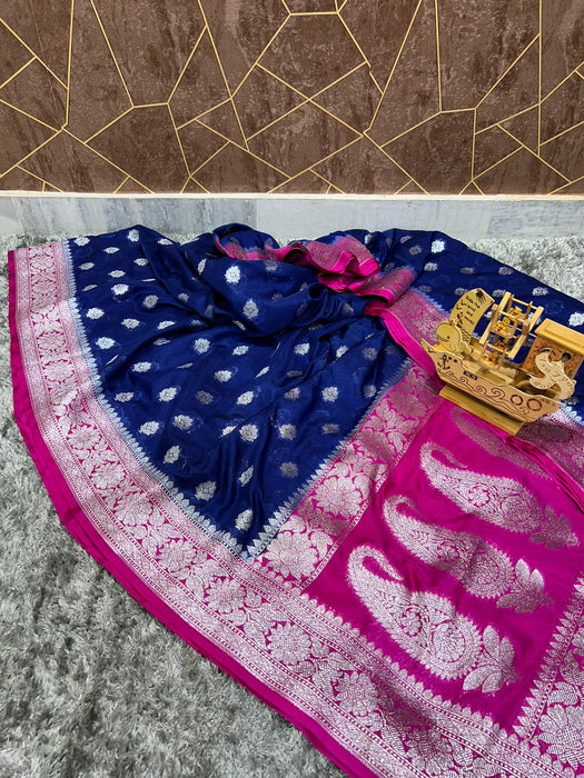 SEMI GEORGUTTE SAREE