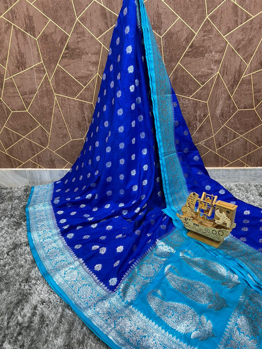 SEMI GEORGUTTE SAREE