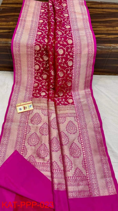 PURE BANARASI HADNLOOM KATAN SILK SAREE