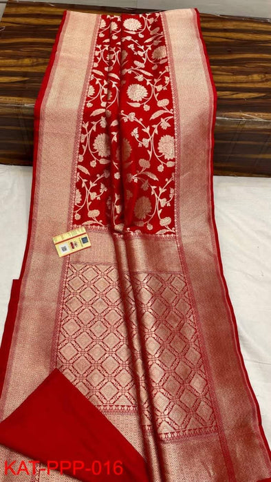 PURE BANARASI HANDLOOM KATAN SILK SAREE