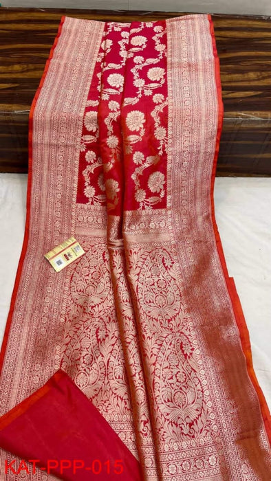 PURE BANARASI HANDLOOM KATAN SILK SAREE