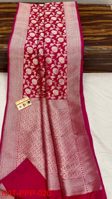 PURE BANARASI HANDLOOM KATAN SILK SAREE