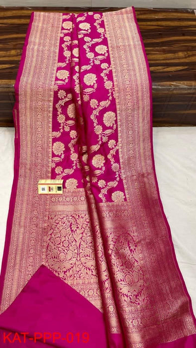 PURE BANARASI HANDLOOM KATAN SILK SAREE