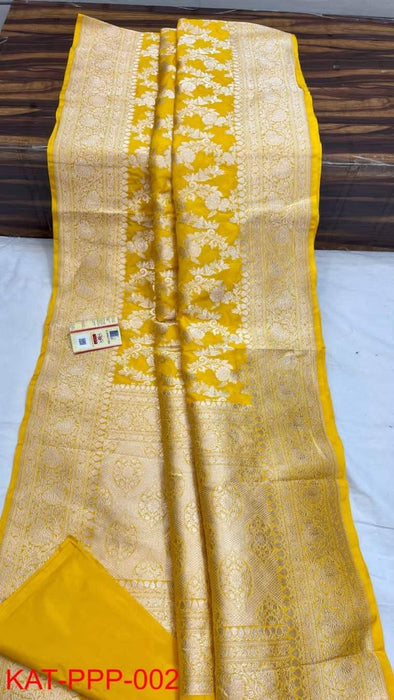 PURE BANARASI HANDLOOM KATAN SILK SAREE