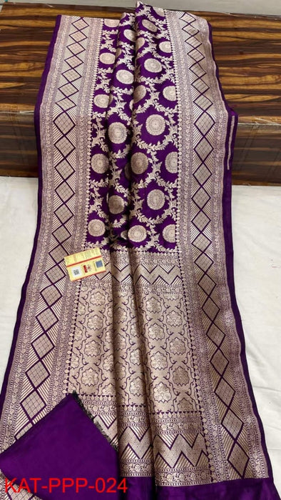 PURE BANARASI HANDLOOM KATAN SILK SAREE