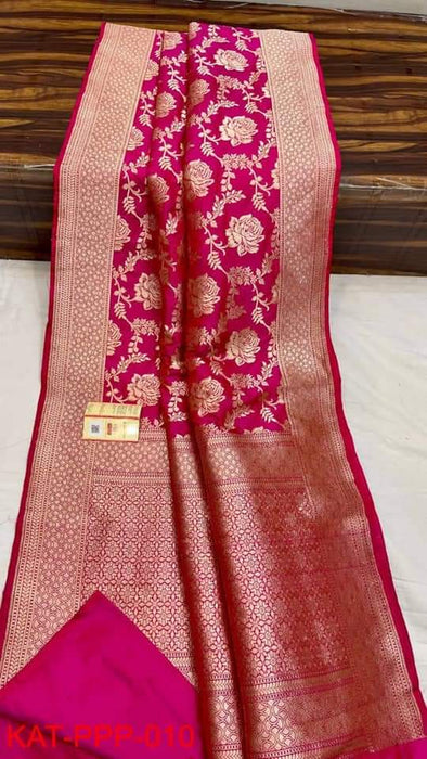 PURE BANARASI HANDLOOM KATAN SILK SAREE