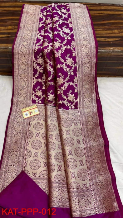 PURE BANARASI HANDLOOM KATAN SILK SAREE