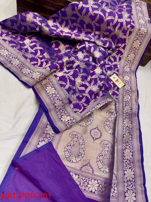 PURE BANARASI HANDLOOM KATAN SILK SAREE