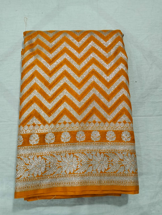 BANARASI SEMI GEORGUTTE SAREE