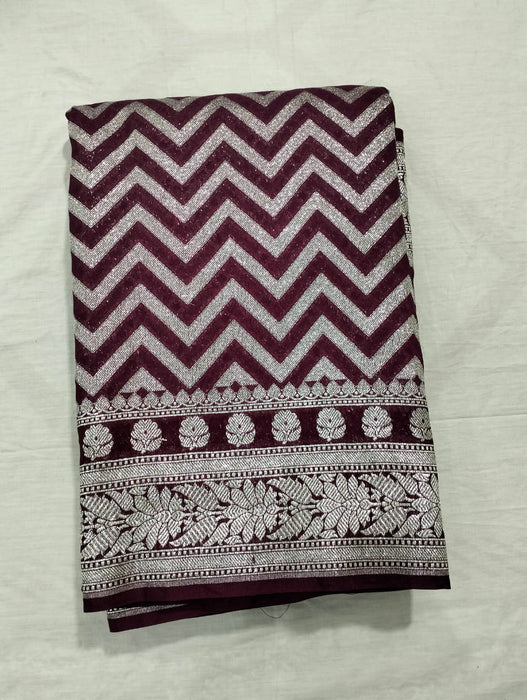 BANARASI SEMI GEORGUTTE SAREE