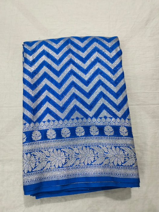 BANARASI SEMI GEORGUTTE SAREE