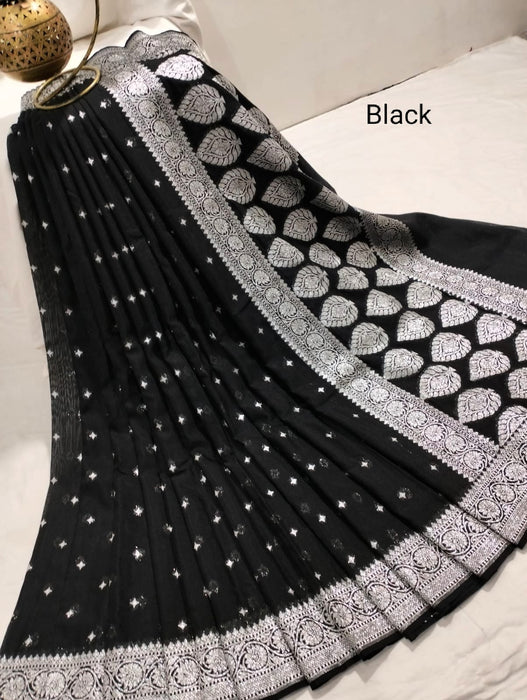 BANARASI SEMI GEORGUTTE SAREE