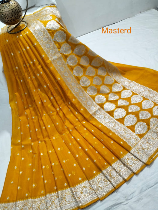 BANARASI SEMI GEORGUTTE SAREE