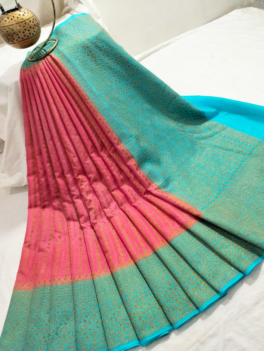 BANARASI SEMI MONGA SAREE