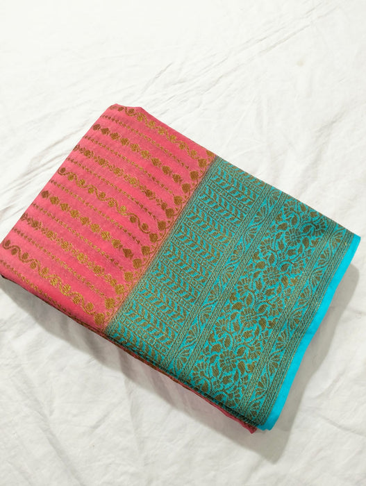 BANARASI SEMI MONGA SAREE