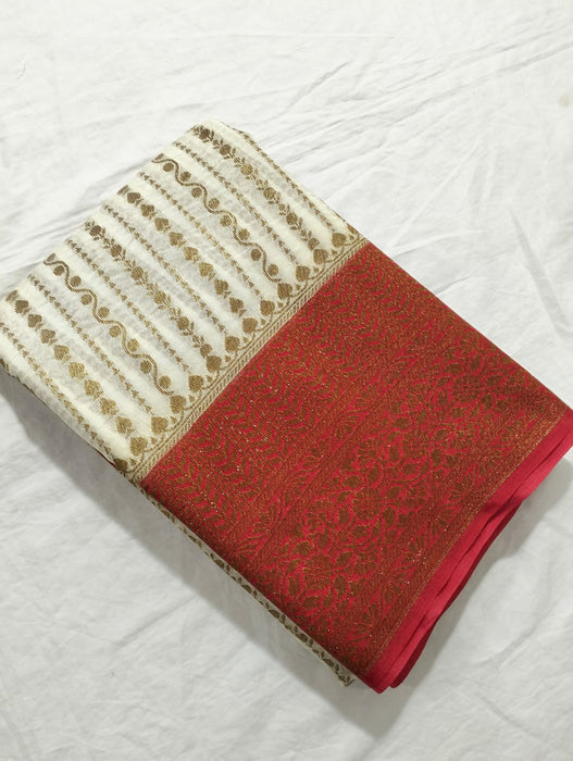 BANARASI SEMI MONGA SAREE