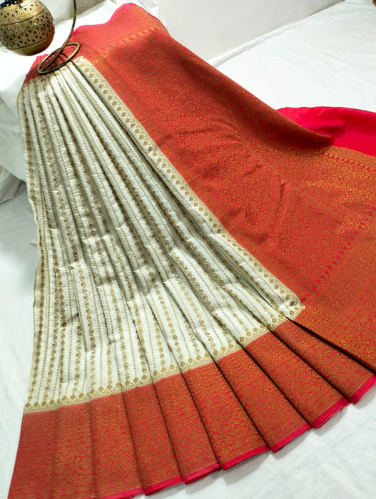 BANARASI SEMI MONGA SAREE